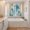 Teal Blue, variant on Teal Jellyfish Coastal Kitchen Curtains Window Panels, Vintage Summer Beach Nautical Insulated Window Treatment Curtain, Grommet Curtains for Bedroom/Living Room/Bathroom, 2 Piece 52"Wx84"L