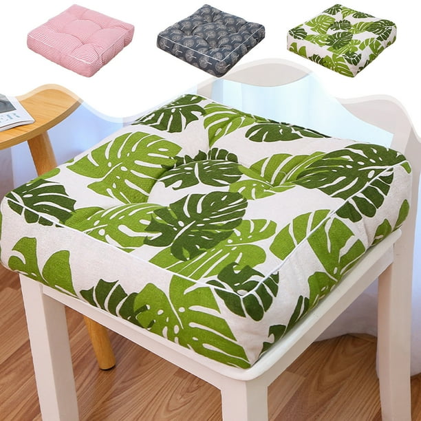 Cojín para Silla de Oficina Xihbxyly Cuadrados de Lino