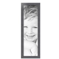 thumbnail image 2 of ArtToFrames 8" x 27" Tungsten Picture Frame, 8x27 inch Gray MDF Poster Frame (WOM-4640), 2 Pack, 2 of 6