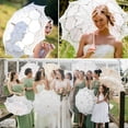 thumbnail image 2 of Clearance Vekome Lace Embroidered Sun Parasol Umbrella Bridal Wedding Dancing Party Photo Show, 2 of 7