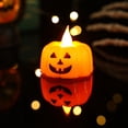 thumbnail image 3 of Clearance! Halloween Pumpkin Bat 1-Pack LED Candle Light Flickering Candle Light Halloween Decoration Atmosphere Ornaments Decoration, Halloween Outdoor Lighting Buy 2 Get 3, 3 of 3