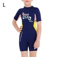 thumbnail image 2 of Naiovety DiveSail Trajes de neopreno para niños Traje de buceo de cuerpo completo Pantalones de manga corta Traje de baño para niños Buceo Snorkel Surf Deportes acuáticos Amarillo L Naiovety OD003679-03, 2 of 6