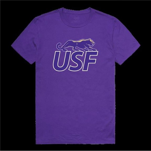 W Republic 506-380-PR2-03 University of Sioux Falls Cougars The Freshmen T-Shirt, Purple - Large