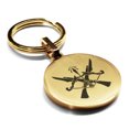 thumbnail image 1 of Stainless Steel Marksman Fantasy Class Round Medallion Keychain Circle Ring, 1 of 2
