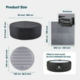 thumbnail image 2 of RELXTIME Insulated Cover Set for 82-inch Round Inflatable Hot Tubs, Outdoor Spa Covers, Mat, 2 of 6