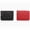 Black&Red, variant on Zippered Rhombus Embroidery Coin Purse - PU Leather Portable Mini Wallet with Keychain, Purple&Pink Unisex Short Purse for Coins, Keys & Small Items