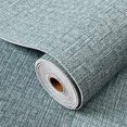 thumbnail image 2 of CAROOTU Faux Linen Textured Wallpaper Removable Self Adhesive Stick Contact Paper Wall, 2 of 7