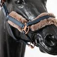 thumbnail image 2 of Royal Equestrian Fur Halter Croco Navy Full, 2 of 4