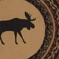 thumbnail image 4 of VHC Brands Cumberland Moose Applique Jute Dining Chair Pad, Set of 6, 4 of 5