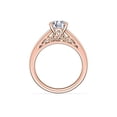 thumbnail image 2 of 1.00 Carat Brilliant Round Cut Natural Diamond Solitaire Beautiful Ring for Engagement Solid 14K Rose Gold Size 9, 2 of 8