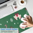thumbnail image 4 of Long Mouse Pads for Desk,Green Christmas Pattern Desk Mats on Top Of Desks, Desk Mouse Pad Extra Large with 3mm Non-Slip Base and Stitched Edge for Gaming,Office,Work,Home 31.5x11.8in, 4 of 5