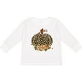 thumbnail image 3 of Inktastic Cheetah Print Pumpkin Boys or Girls Long Sleeve Toddler T-Shirt, 3 of 5
