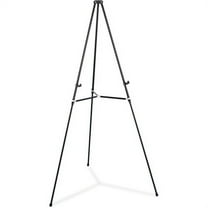 Quartet QRT51E Telescoping Easel- Lightweight - Adjusts 38in.-66in.H- Black