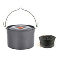 thumbnail image 3 of Outdoor 4L Aluminum Hanging Pot: Lightweight, Non-Stick, Perfect for Camping!, 3 of 9
