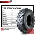 thumbnail image 3 of One New WANDA Sport ATV Tire 19X7-8 19x7x8 4PR - 10002 Deep Tread, 3 of 9