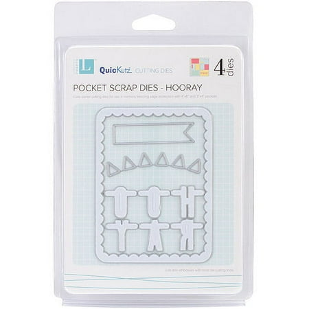 Lifestyle Pocket Scrap Dies-hooray, 4 Di