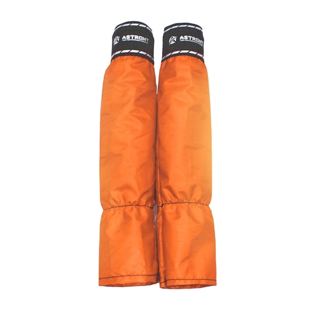 Horquils denteras universales para motocicleta Protector de amortiguador Cubierta antipolvo Amortiguación de golpes Protector de arranque Poinas naranja Macarena Cubierta de polvo de la horquilla delantera