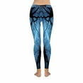 thumbnail image 4 of SUNENAT Fantasy Starry Night Sky the Milky Way Stretchy Capri Leggings Skinny Yoga Sports Pants 4XL, 4 of 4