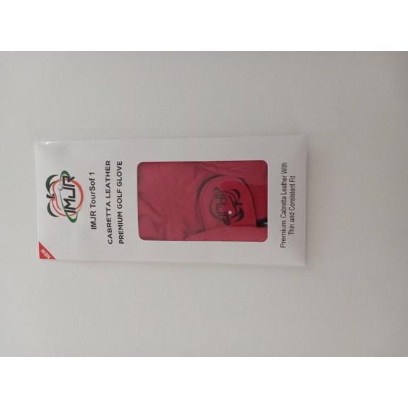 IMJR - TourSof 1 Men's Cabretta Leather Golf Glove - Small - Left Hand - Red