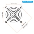 thumbnail image 2 of Unique Bargains 80mm Fan Finger Grill Metal Grill Protector Guard Fan Protective Cover 12 Pack, 2 of 6