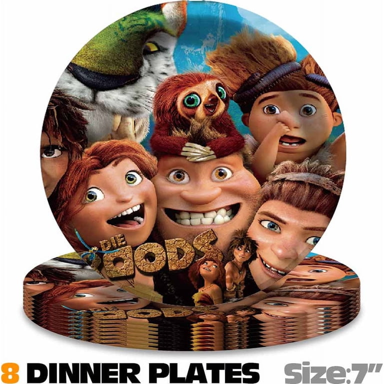Kit Décoration Anniversaire Les Croods - Ballons, Bannière, Accessoires - Multicolore