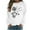 Wine, variant on Raeneomay Long Sleeve Shirts for Women Womens Casual Long Sleeved Round Neck Hooded Printed Shoulder SweatShirt
