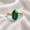 Rose Plated, variant on 3CT Dutch Marquise Emerald Solitaire Ring, 925 Sterling Silver Yellow Gold Plated Ring, May Birthstone Proposal Ring, Handmade Jewelry, Gift For Her