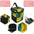 thumbnail image 2 of Banana Foldable Car Trash Bin with Lid, Leak-proof Hanging Storage Bag - Mini Trash Can for Car, 2 of 6
