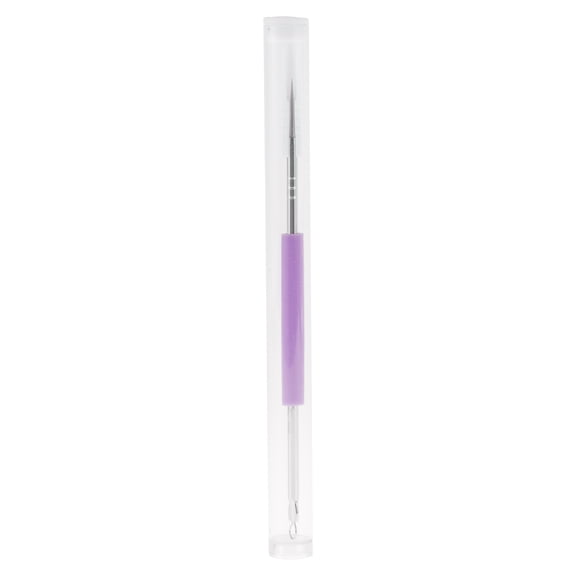 Unique Bargains 1 Pc Professional Durable Pimple Remover Tool 4.92" Length Purple