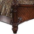 thumbnail image 5 of Benjara Button Tufted California King Bed with Carved Headboard, Brown, 5 of 5