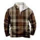 thumbnail image 1 of Playeras Lisas Para Hombre Sudadera Holgada Con Cremallera Y Cuello Alto Para Hombre Sudadera Con Capucha De Manga Larga, 1 of 3