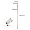 thumbnail image 2 of T27 Long Arm Tamper Proof Torx Wrench Star Keys, S2 Steel Chrome Coated Surface, 2 of 7