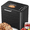 Black, variant on Roomisland Bread Maker Machine 21-in-1, 2LB Automatic Bread Machine with 360°Powerful Circulation Baking, Auto Nut Dispenser, 3 Loaf Sizes, Smart Touch Panel