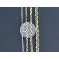 thumbnail image 4 of Solid 10K Real Gold Rolo Chain, 10k Diamond Cut Round Rolo Chain, 10k Rolo Necklace, 10k Chunky Round Box Chain, Women and Men Chain (Width:2.9mm; Necklace length:16;), 4 of 8