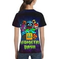thumbnail image 5 of Geometry Dash Kids T-Shirt 3d Printed Graphic T-Shirts Boys And Girls Short Sleeve Shirts For Youth Kids X-Small, 5 of 7