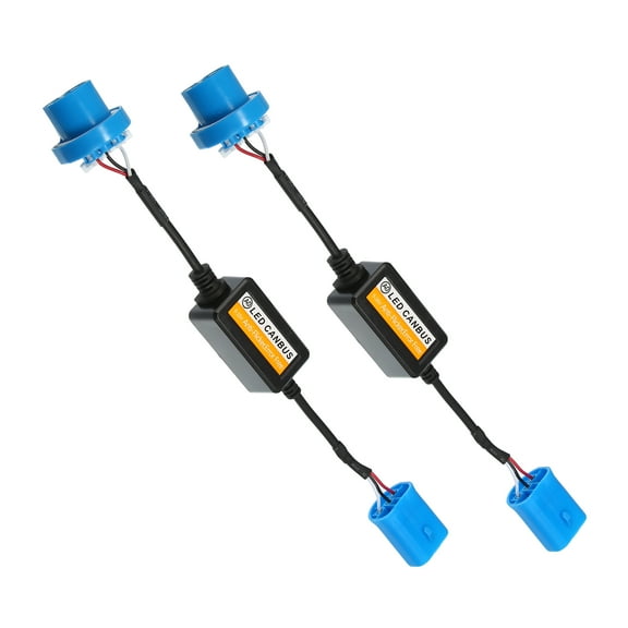 Unique Bargains 1 Pair 9004/9007 LED Headlight Canbus Decoder Error Free Warning Resistors Anti Flicker Resistor for Car