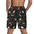 thumbnail image 4 of Goofa Cute Rabbit And Flower Printed Men's Swim Trunks Board Shorts Quick Dry Mens Swimming Trunks with Compression Liner,Breathable Fit Hawaii Beach Shorts-XX-Large, 4 of 9