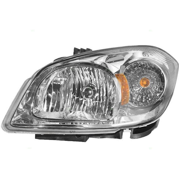 Left Headlight Assembly - Compatible with 2005 - 2010 Chevy Cobalt 2006 2007 2008 2009
