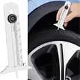 thumbnail image 2 of Reifenprofilmesser Edelstahl - Präzise Messlehre für LKW, Motorrad und Auto, Reifeninspektion und Wartungsüberprüfung, 2 of 5