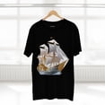 thumbnail image 6 of Ship Graphic Unisex 100 Cotton T-Shirt with Gold Frigate Art Design 13, 6 of 18