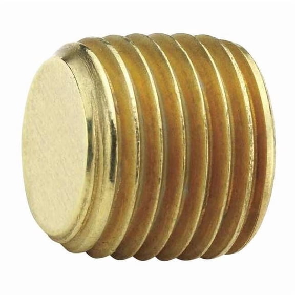 Parker Brass Countersunk Hex Head Plug, MNPT, 1/8" Pipe Size 219P-2