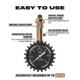 thumbnail image 3 of Tire Pressure Gauge - (0-60 Psi) Heavy Duty, Accurate With Glow Dial, Low - High Air Pressure Gauge, 3 of 4