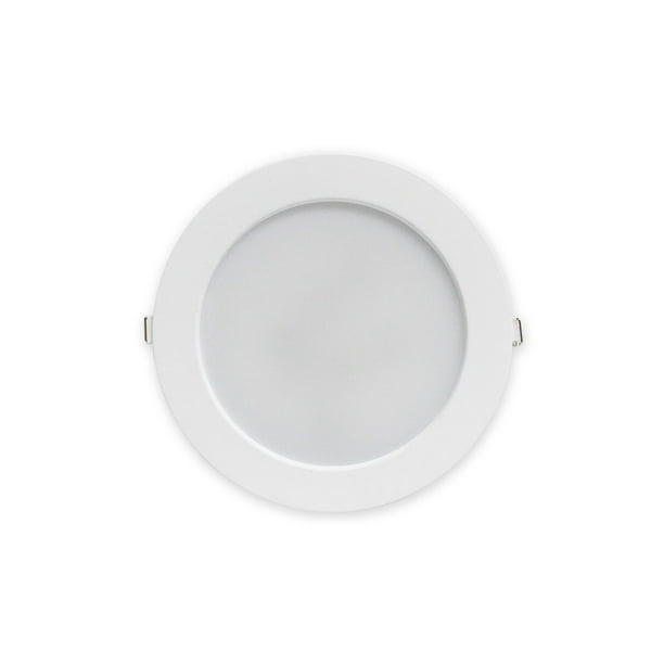 Plafon Led 18w Empotrable Luz CALIDA Redondo 10pzs Jwj JWJ Plafon Led 18w Empotrable Luz CALIDA Redondo JWJ