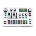 thumbnail image 4 of X7 Live Streaming Sound Card Voice Changer DJ Mixer Effects for PC Smartphone Computer Audio Interface Console Card,1 x Live Streaming Sound Card,White, 4 of 8