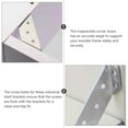 thumbnail image 3 of SHOWERORO 12Pcs Surface Mount Corner Brackets Silver for Stable Fixation on Shelves, 3 of 8