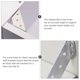 thumbnail image 3 of unbranded 12Ud Fijador De En Ángulo Trapezoidal Plata Resistente Para Montaje En Pared, 3 of 8