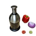 thumbnail image 1 of Effortless Chopping  Stainless Steel Vegetable Chopper - Cut Veggies in Seconds!, 1 of 7