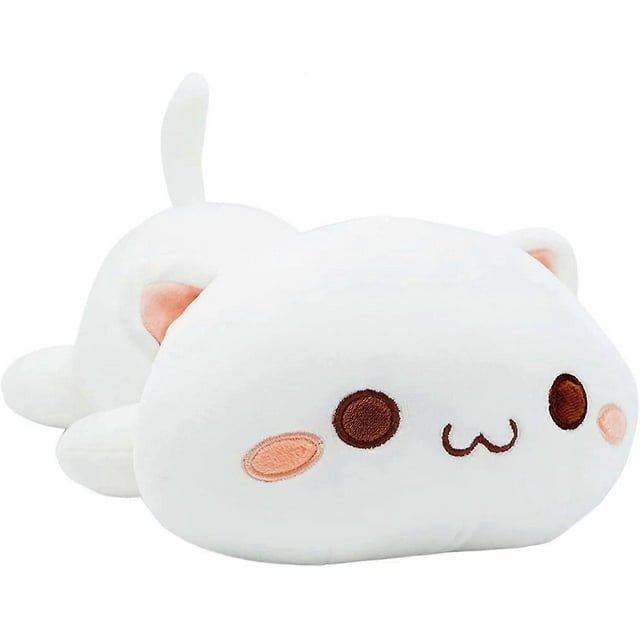 Cute Kitten Plush Toy Stuffed Animal Pet Kitty Soft Anime Cat Plush Pillow for Kids