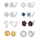 thumbnail image 1 of 16 Pzs Aretes Falso Piercing Aretes Oreja De Clip Para Mujer, 1 of 4