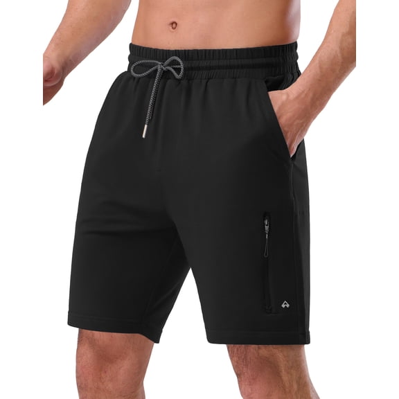 Pioneer Camp Sweat Shorts for Men 7" Inseam Cotton Athletic Casual Shorts with 4 Pockets for Gym Workout Lounge Summer Shorts